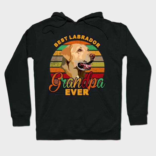 Best Labrador Grandpa Ever Hoodie by franzaled